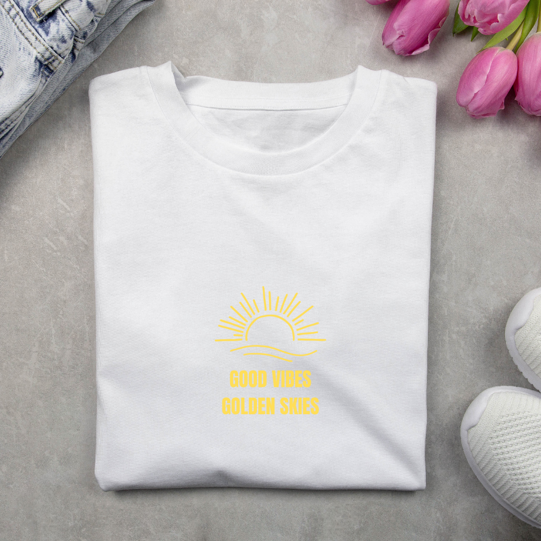 Good Vibes Golden Skies